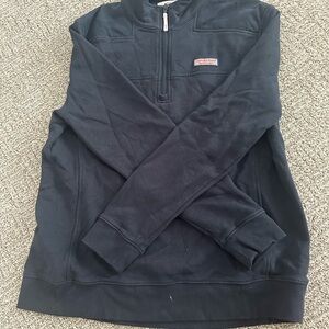 Vineyard Vines Youth Dark Blue Zip-Up Sweater
